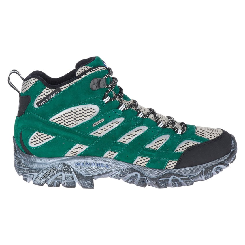 Bottes Merrell Moab 2 Mid Waterproof X Outdoor Voices Vert Homme | O.N.QIFF